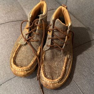 Casual Brown Leather women’s Shoes